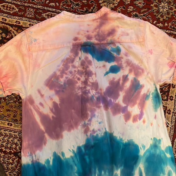 Size xs GAP hand dyed tunic shirt with vintage leather belt - Picture 9 of 12